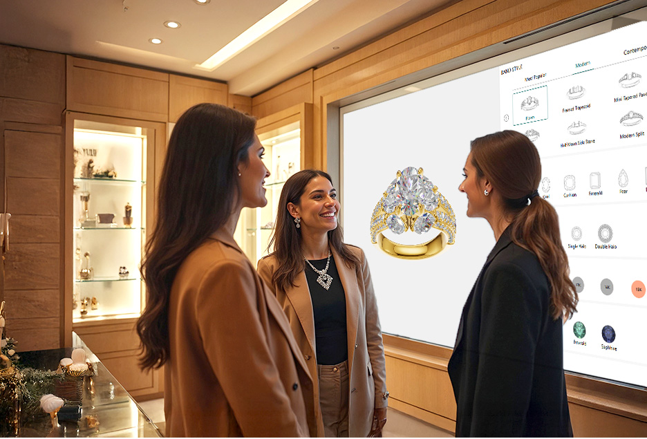 3D View of Rings mobile